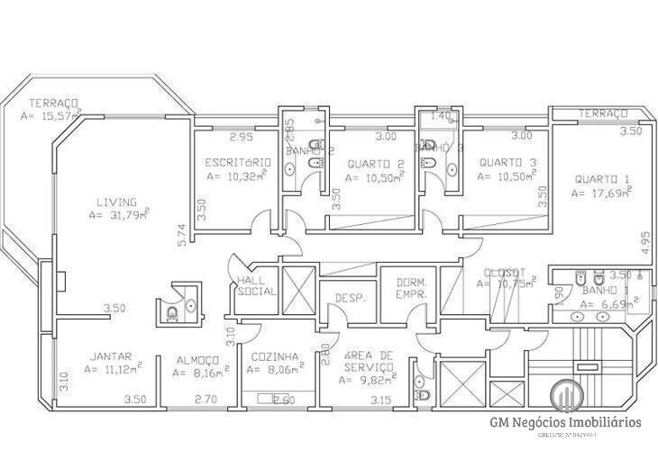 Apartamento à venda e aluguel com 3 quartos, 220m² - Foto 24