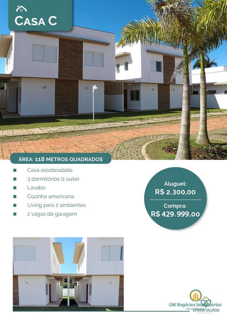 Casa de Condomínio à venda e aluguel com 3 quartos, 118m² - Foto 4